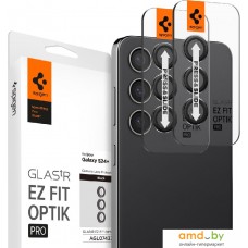 Защитное стекло Spigen Optik TR EZ Fit camera protector для Galaxy S24 Plus AGL07433 (2шт)