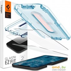 Защитное стекло Spigen Glass TR EZ Fit для iPhone 12/iPhone 12 Pro AGL01801 (2шт)
