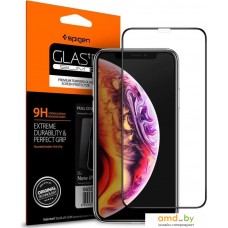 Защитное стекло Spigen Glas FC для iPhone 11 Pro/XS/X 063GL25234