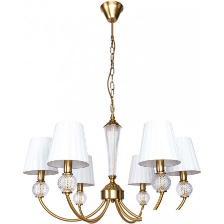 

Люстра средней высоты Arte Lamp Gracie A7301LM-6PB, Gracie A7301LM-6PB