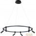 Подвесная люстра Arte Lamp Ring A2186SP-1BK. Фото №1