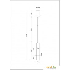 Подвесная люстра Arte Lamp Ascella A2034SP-1BK