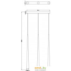 Подвесная люстра Arte Lamp Frankie A2191SP-18BK