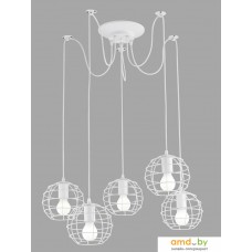 Люстра средней высоты Arte Lamp Spider Bianco A1110SP-5WH