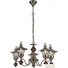 Люстра средней высоты Arte Lamp Trattoria Bronze A5664LM-5AB