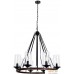 Припотолочная люстра Arte Lamp Dalim A7014SP-8BK. Фото №1