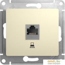 Розетка компьютерная Schneider Electric Glossa GSL000281K (бежевый)