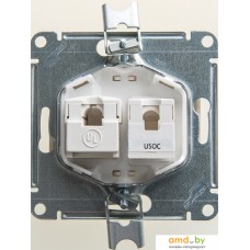 Розетка компьютерная Schneider Electric Glossa GSL000685KK