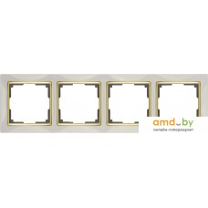 Рамка Werkel Snabb WL03-Frame-04 (слоновая кость/золото)