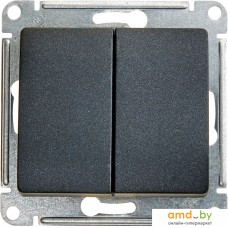 Выключатель проходной Schneider Electric Glossa GSL000765 (антрацит)