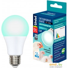 Светодиодная лампочка Uniel LED-A60-9W/SCBG/E27/FR/DIM IP65 PLO65WH UL-00003190