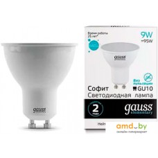 Светодиодная лампочка Gauss LED Elementary MR16 GU10 9W 4100К 13629