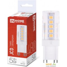 Светодиодная лампочка In Home LED-JCD 5Вт G9 4000К 480лм 4690612036328