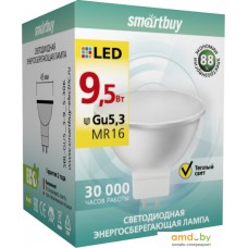 Светодиодная лампа SmartBuy MR16 GU5.3 9.5 Вт 3000 К [SBL-GU5_3-9_5-30K]