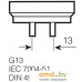 Люминесцентная лампа Osram L G13 36 Вт 4000 К. Фото №2