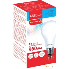 Светодиодная лампа АБВ LED лайт A60 E27 12 Вт 6500К