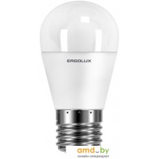 Светодиодная лампа Ergolux LED G45 E27 11 Вт 3000 К 13630