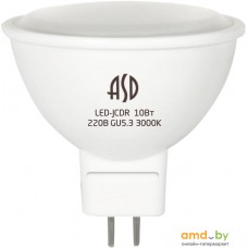 Светодиодная лампа ASD LED-JCDR-STD GU5.3 10 Вт 4000 К 4690612015828