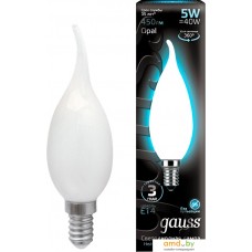 Светодиодная лампа Gauss Filament Candle Tailed Opal E14 5 Вт 4100 К 104201205