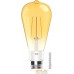 Светодиодная лампа Yeelight Smart LED Filament Bulb ST64 YLDP23YL E27 6 Вт 2700K. Фото №1