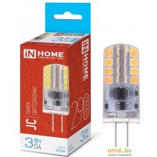 Светодиодная лампочка In Home LED-JC 5Вт 12В G4 6500К 480лм 4690612036106