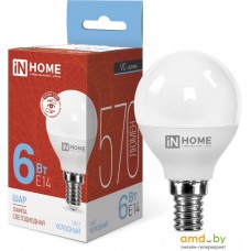 In Home LED-Шар-VC 6Вт 230В Е14 6500К 570Лм 4690612030630