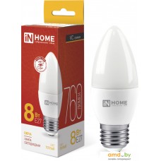 In Home LED-Свеча-VC 8Вт 230В Е27 3000К 760Лм 4690612020440