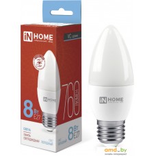 In Home LED-Свеча-VC 8Вт 230В Е27 6500К 760Лм 4690612024820