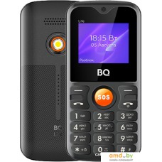 Кнопочный телефон BQ-Mobile BQ-1853 Life (черный/оранжевый)