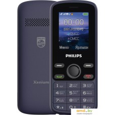 Кнопочный телефон Philips Xenium E111 (синий)