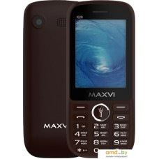 Кнопочный телефон Maxvi K20 (коричневый)
