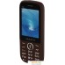 Кнопочный телефон Maxvi K20 (коричневый). Фото №4