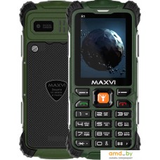 Кнопочный телефон Maxvi R1 (зеленый)