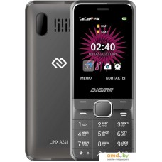 Кнопочный телефон Digma Linx A241 (серый)