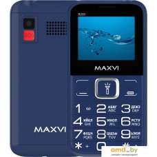 Кнопочный телефон Maxvi B200 (синий)