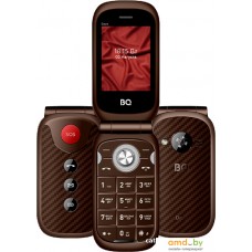 Кнопочный телефон BQ-Mobile BQ-2451 Daze (коричневый)