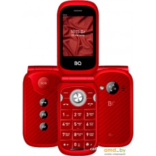 Кнопочный телефон BQ-Mobile BQ-2451 Daze (красный)