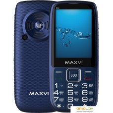 Кнопочный телефон Maxvi B32 (синий)