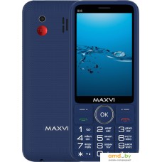 Кнопочный телефон Maxvi B35 (синий)