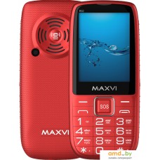 Кнопочный телефон Maxvi B32 (красный)