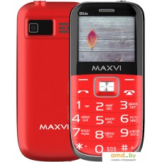 Кнопочный телефон Maxvi B6ds (красный)