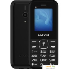 Кнопочный телефон Maxvi C27 (черный)