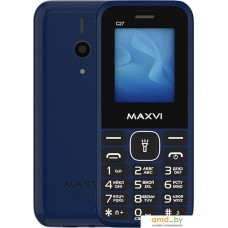 Кнопочный телефон Maxvi C27 (синий)