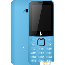 Кнопочный телефон F+ F240L (голубой)