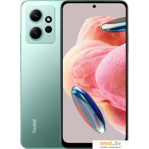 Смартфон Xiaomi Redmi Note 12 6GB/128GB с NFC международная версия (мятно-зеленый)