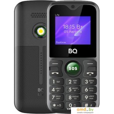 Кнопочный телефон BQ-Mobile BQ-1853 Life (черный/зеленый)