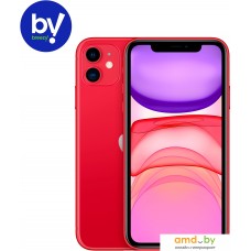 Смартфон Apple iPhone 11 64GB Воcстановленный by Breezy, грейд C (PRODUCT)RED