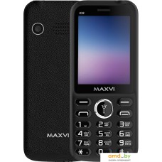 Кнопочный телефон Maxvi K32 (черный)