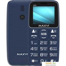 Кнопочный телефон Maxvi B110 (синий)