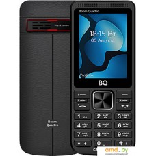 Кнопочный телефон BQ-Mobile BQ-2455 Boom Quattro (черный)